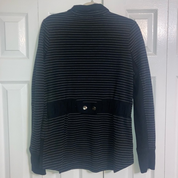 Cabi Stripped Black & White Jacket - Picture 9 of 14